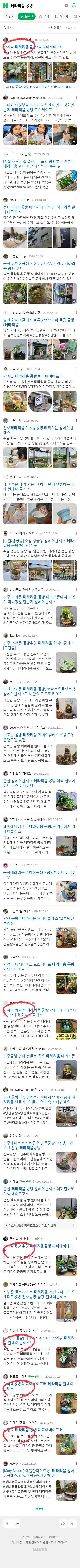 테라리움 공방이미지 보기