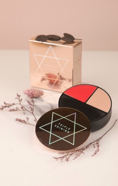 스포메틱스 트리플 샤이닝 더블텐션 쿠션 ROSEGOLD