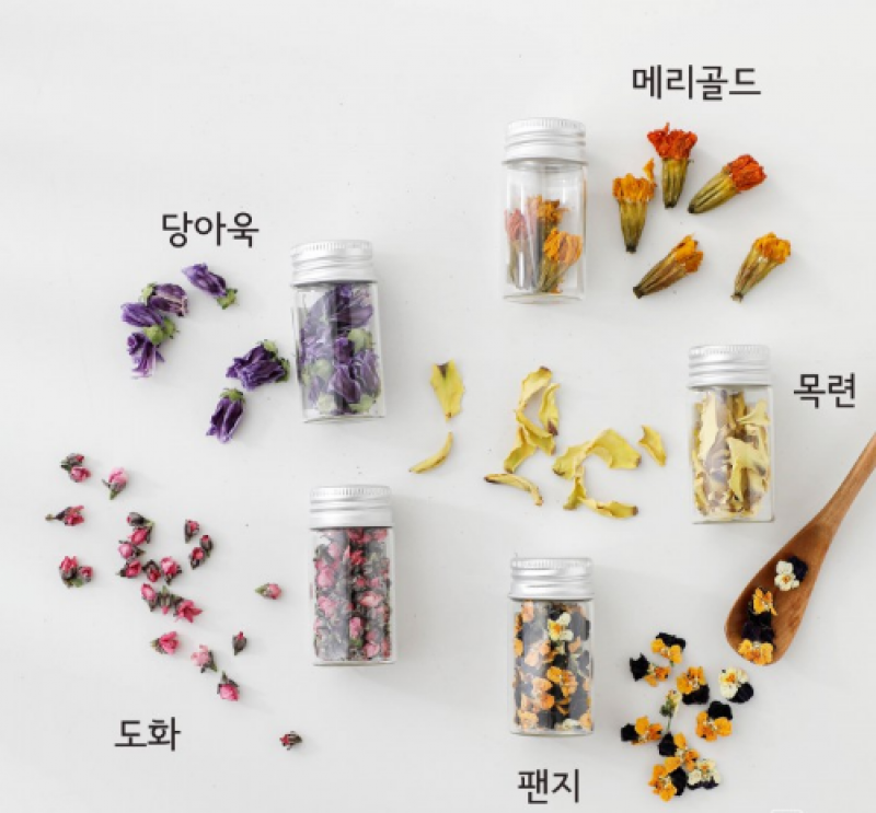 디너의여왕 - [배송] 플로썸 미니꽃차 5종세트 1차
