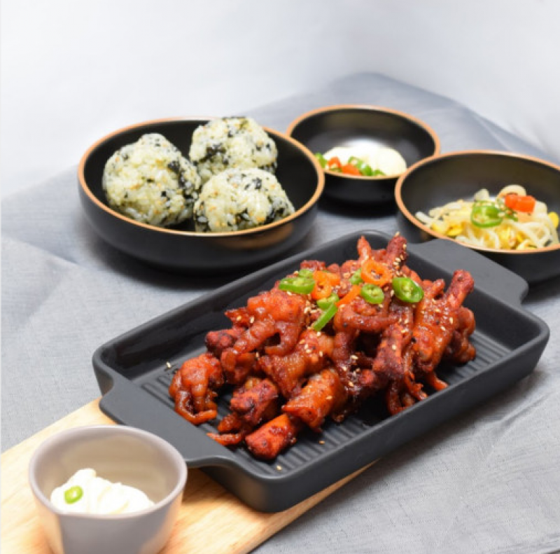 디너의여왕 - [배송] Lup 튤립국물닭발 숯불 무뼈 닭발 매운 불닭발 중간맛 1차