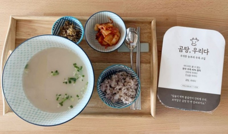 디너의여왕 - [배송] 곰탕우리다 국내산 우족 40%함유! 우직한 농부의 고집 곰탕, 우리다 3팩 (고기+국물) 1차