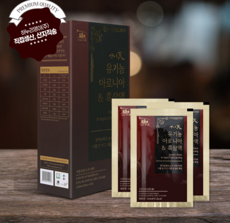 디너의여왕 - [농업법인 하누리영이천] 유기농 아로니아&흑삼액 70ml X 30포 3차