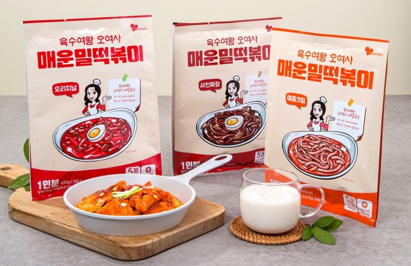 디너의여왕 - [구매평] 산들푸드 매운밀떡볶이 3종 1차