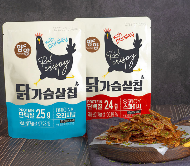 디너의여왕 - [주식회사 이팬트리] 얌얌 닭가슴살칩 30g 3차